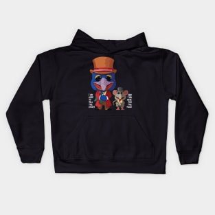 The Muppet Christmas Carol Gonzo Rizzo I Am Here For The Food Kids Hoodie